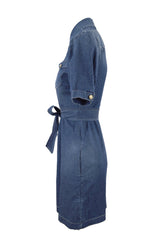 ABITO DENIM BOTTONI