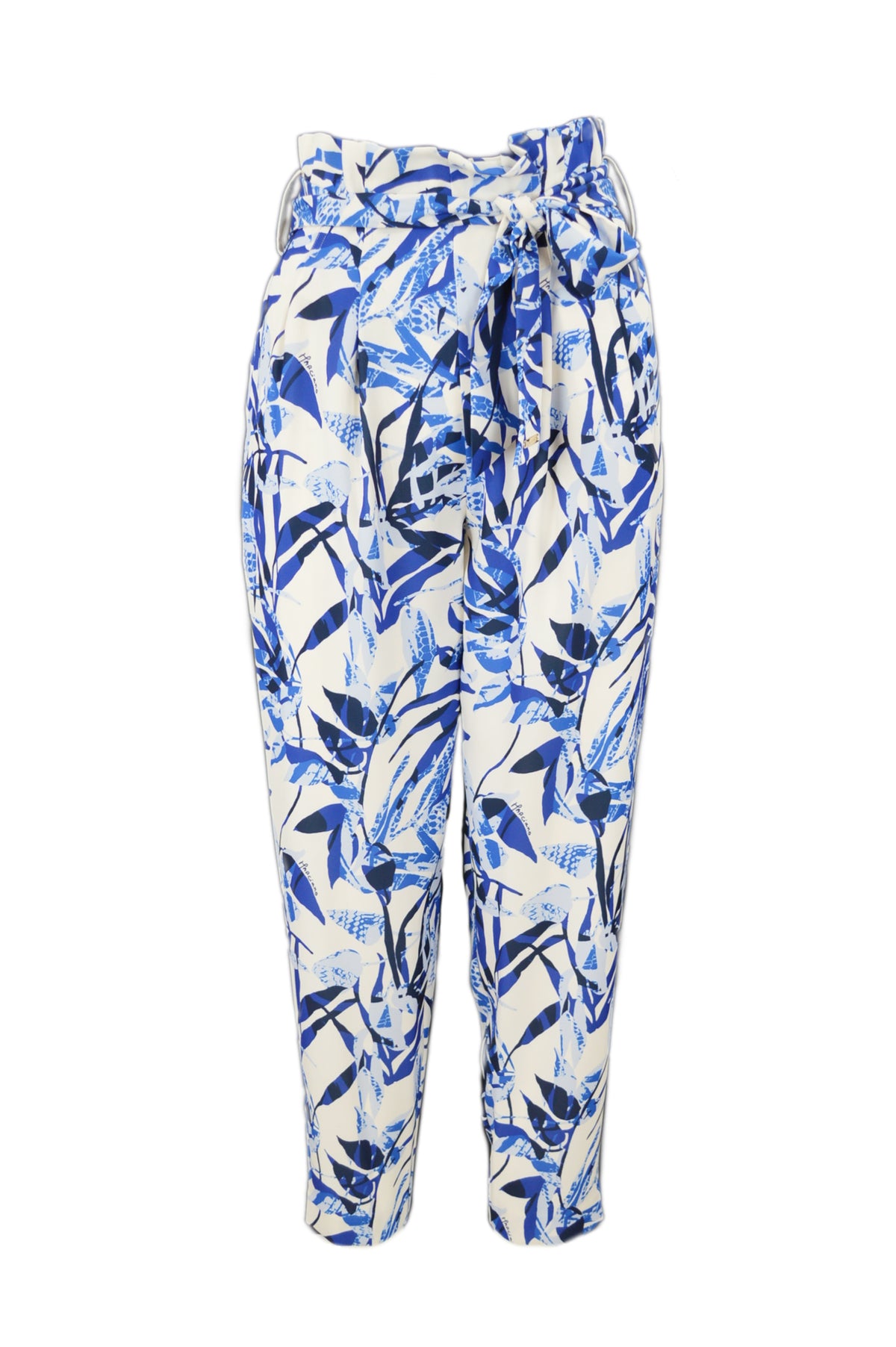 BLUE MODERN FOLIAGE PANT