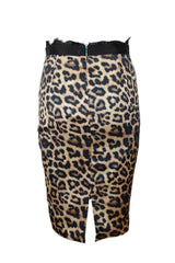 GLAM LEOPARD SKIRT
