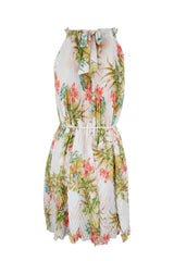 TROPICAL BOUQUET SHORT DRESS