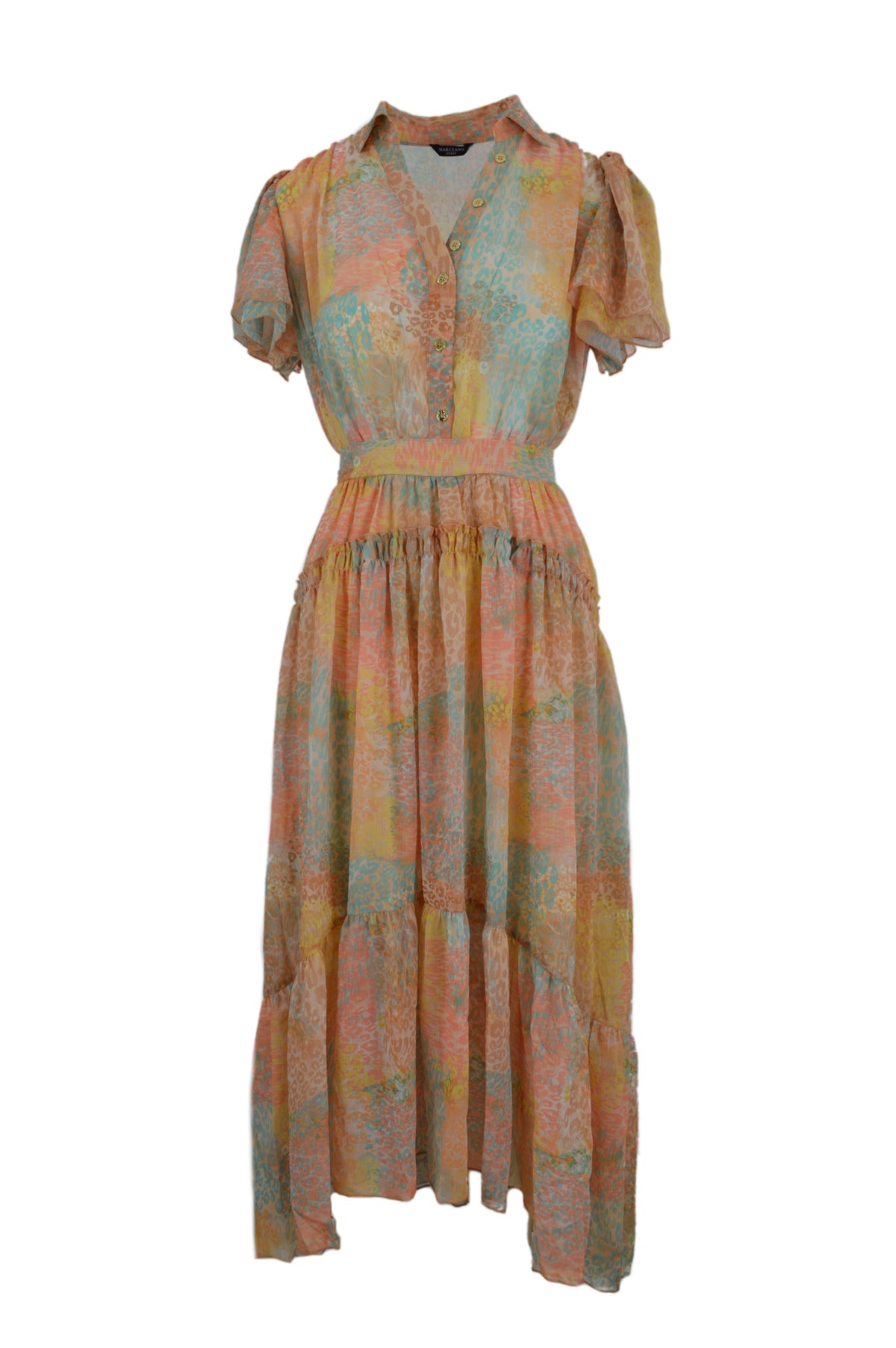 SHADE MACULAGE LONG DRESS