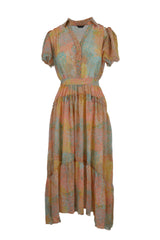 SHADE MACULAGE LONG DRESS