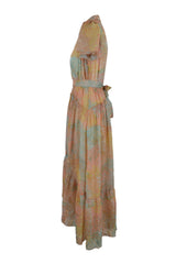 SHADE MACULAGE LONG DRESS