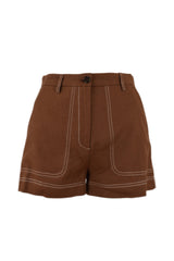 PIAZZA GRANDE SHORTS COTONE/LINO ARMATURA