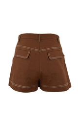 PIAZZA GRANDE SHORTS COTONE/LINO ARMATURA
