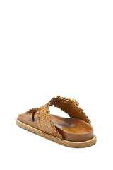 THONG LEATHER SANDAL JEWELS