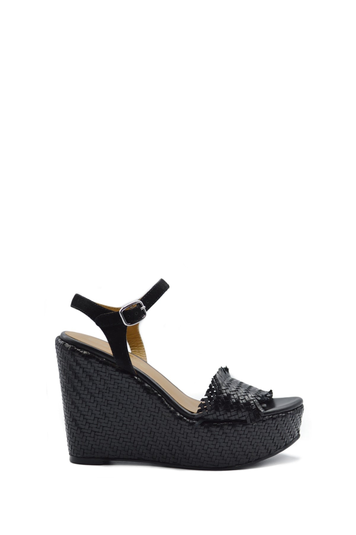 LEATHER SANDAL JEWEL BUCKLE