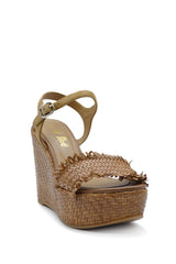 LEATHER SANDAL JEWEL BUCKLE