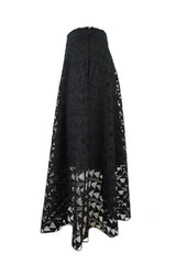 KARL EMBROIDERED MESH SKIRT