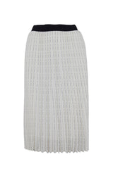 PLEATED SKIRT WITH LOGO