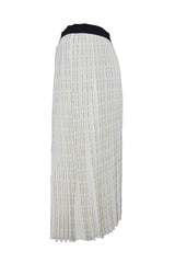 PLEATED SKIRT WITH LOGO