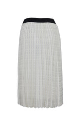 PLEATED SKIRT WITH LOGO