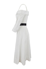 COLD SHOULDER SHIRT DRESS