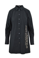 EMBELLISHED POPLIN TUNIC SHIRT