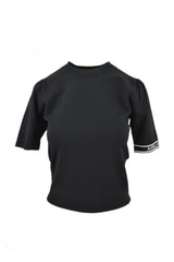 S/SLV PUFF SWEATER WITH LOGO