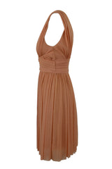 ABITO PLISSE' TULLE FLUIDO LUREX