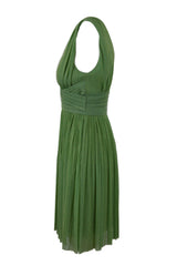 ABITO PLISSE' TULLE FLUIDO LUREX
