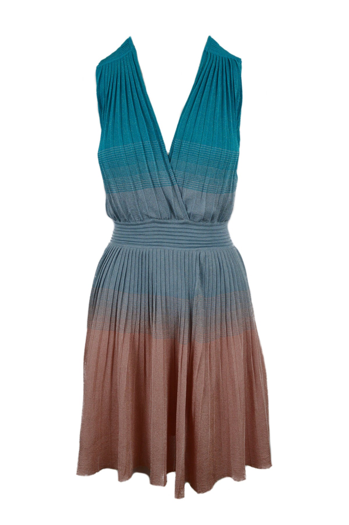 MINI ABITO MAGLIA MICROPLISSE'