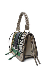 MICHELLE MED HANDLE BAG HORSE