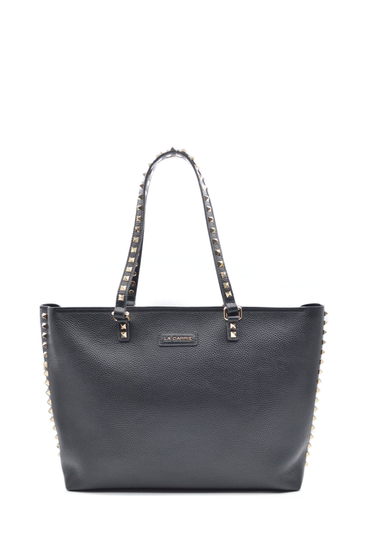 STUDS ROSE SHOPPER BAG BOT PELLE