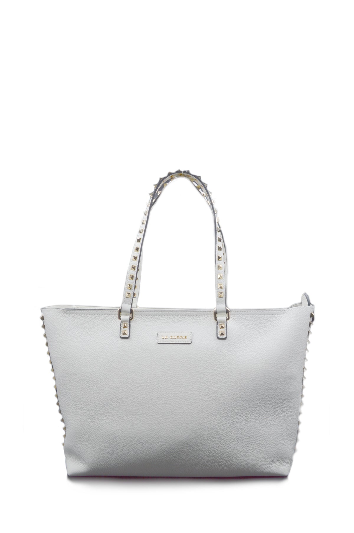 STUDS ROSE SHOPPER BAG BOT PELLE