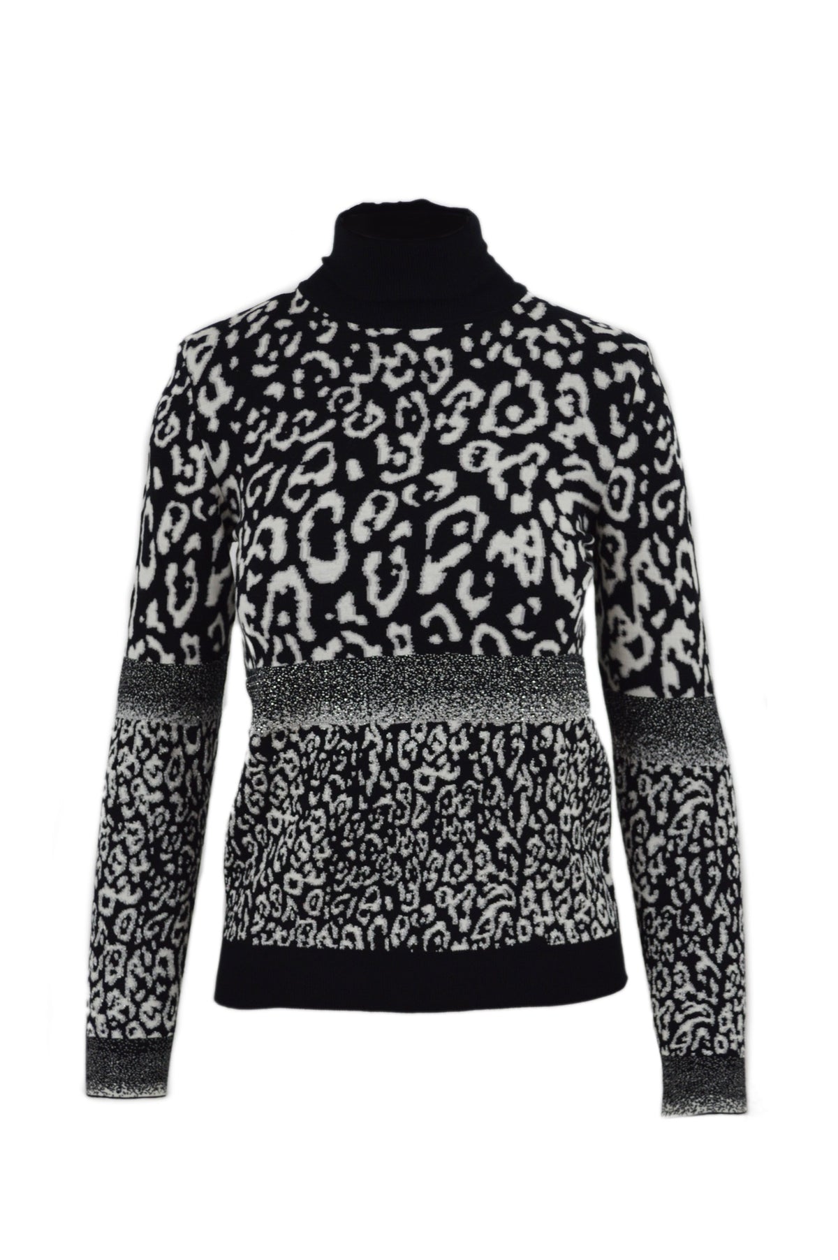 MAGLIA CHIUSA M/L JACQUARD