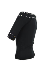 MAGLIA CHIUSA M/L STUDS