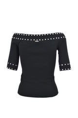 MAGLIA CHIUSA M/L STUDS