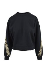 LOGO GLITTER TAPE SWEATSHIRT