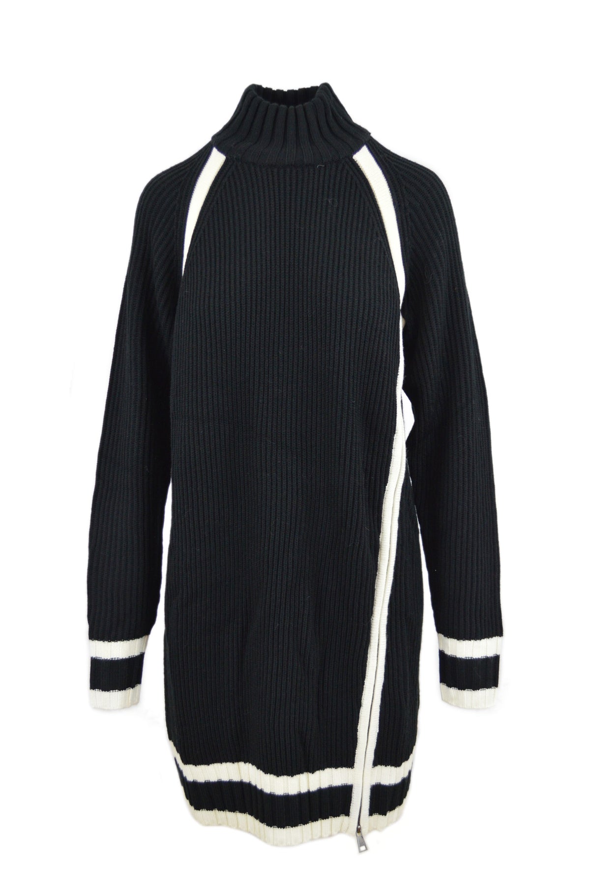 LONG LOGO SWEATER W/ZIP