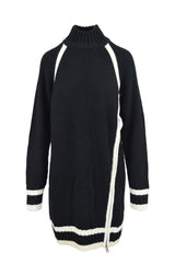 LONG LOGO SWEATER W/ZIP