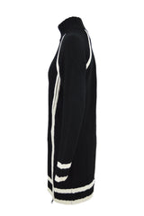 LONG LOGO SWEATER W/ZIP