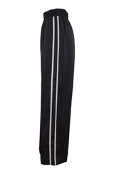RIETI PANTALONE SATIN NERO