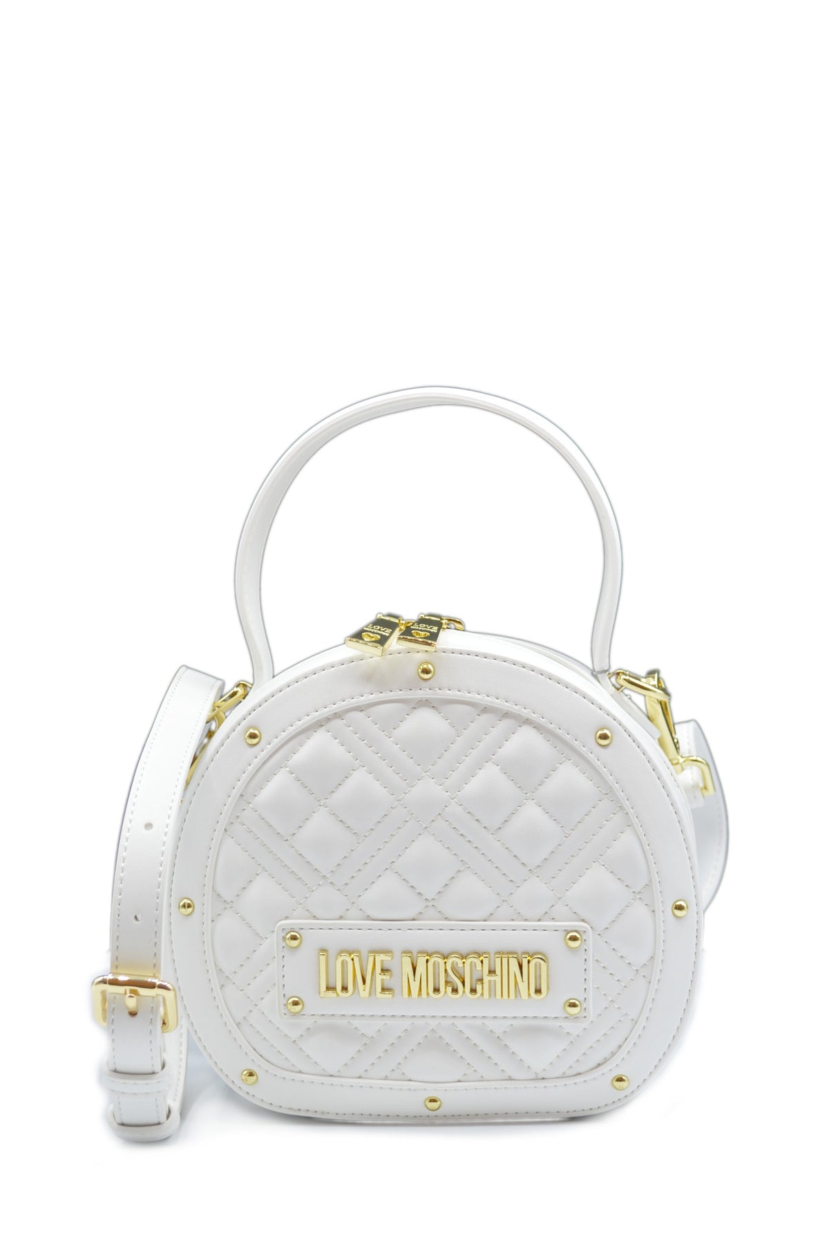 BORSA QUILTED PU BIANCO