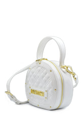 BORSA QUILTED PU BIANCO