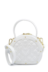 BORSA QUILTED PU BIANCO
