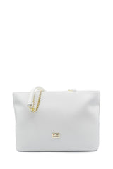 BORSA PU BIANCO
