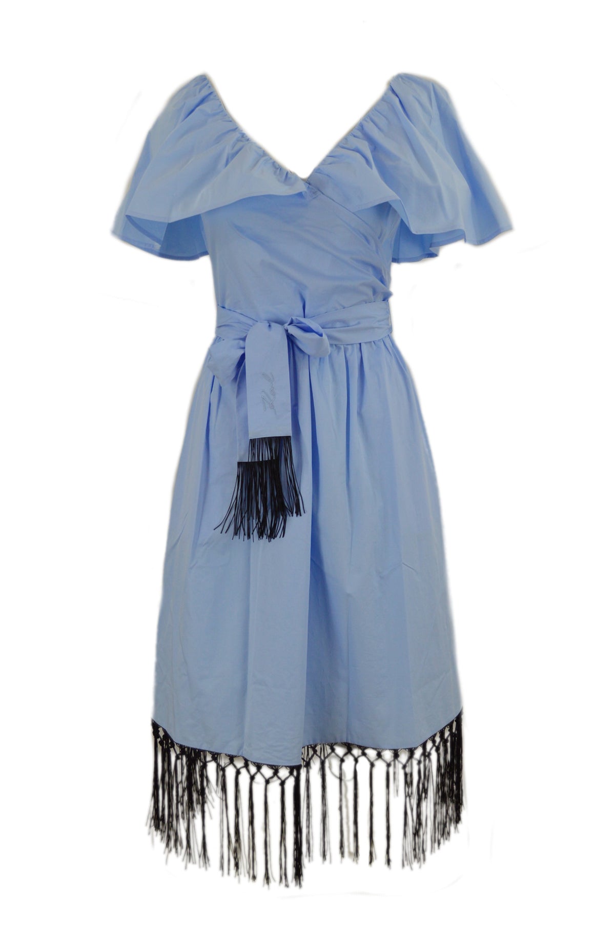 DRESS W/FRINGIN DETAILS