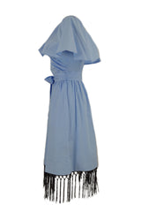 DRESS W/FRINGIN DETAILS