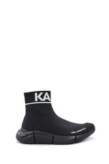 QUADRA SOCK BOOT GRADIENT BLACK KNIT TEXTILE