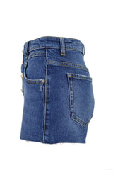 ACCANITA SHORTS DENIM CON MIX BOTTONI