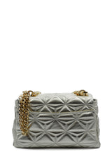 SHINY STEPHY MED.HAND BAG LAMINATED LEATHER