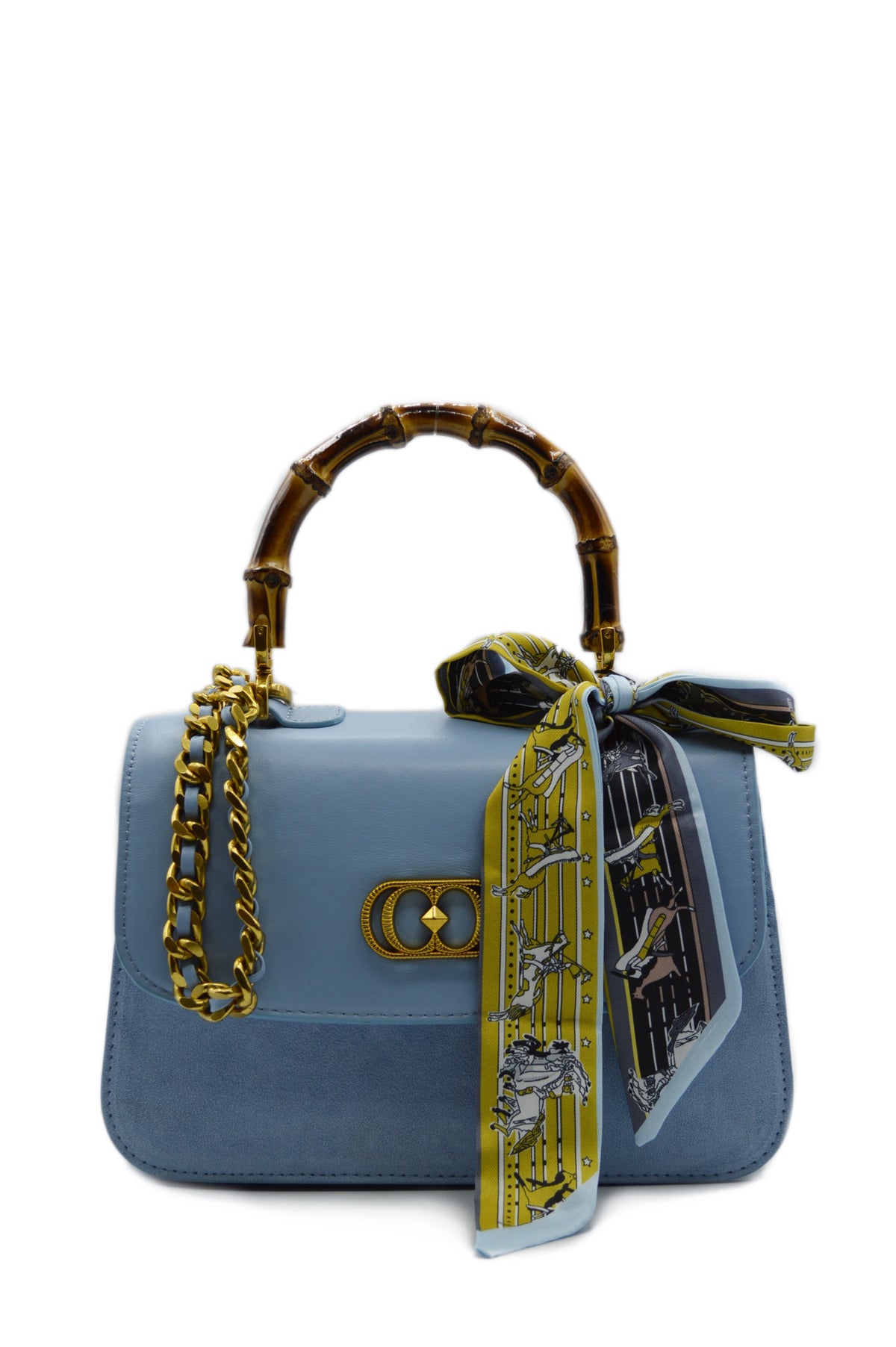 TRANSITION LOLITA MED.HAND BAG LEATHER+SUEDE