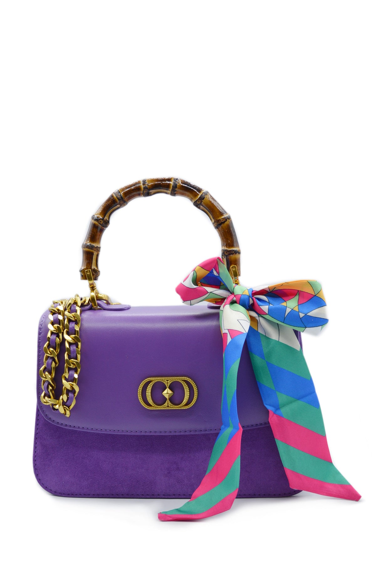 TRANSITION LOLITA MED.HAND BAG LEATHER+SUEDE