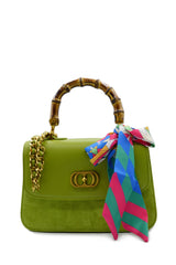 TRANSITION LOLITA MED.HAND BAG LEATHER+SUEDE