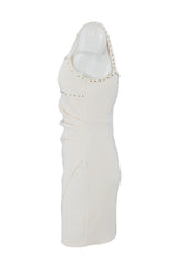 ALLIBITO ABITO CREPE STRETCH CON BORCHIETTE