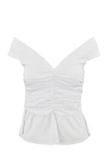 TACITURNO TOP POPELINE STRETCH