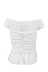 TACITURNO TOP POPELINE STRETCH