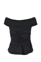 TACITURNO TOP POPELINE STRETCH