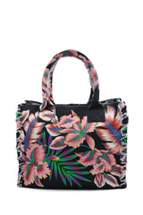 BEACH SHOPPING CANVAS RICICLATO STAMPATO